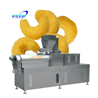 Siemens Motor Рисовые кукурузные палочки Puff Snack Extruder Machine для удобного производства