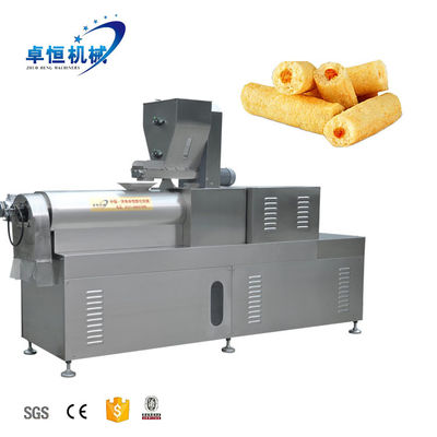 Siemens Motor Рисовые кукурузные палочки Puff Snack Extruder Machine для удобного производства