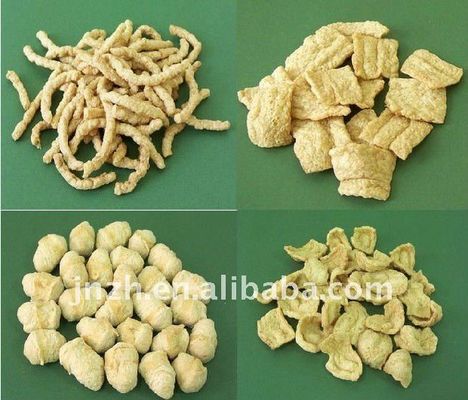 Линия производства текстильной пищевой продукции, производящая экструдер для обработки соевого порошка в пищевых продуктах