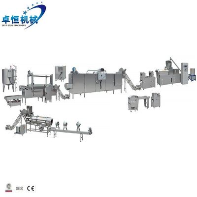 Проектировать линию производства кукурузных чипов с сертификацией CE и материалом из нержавеющей стали