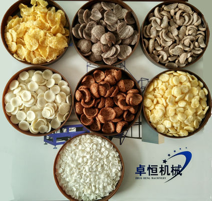 Полный кукурузный пшеничный чипсы хлопья пуф закуска линия производства продуктов питания экструдер изготовление машины обработки