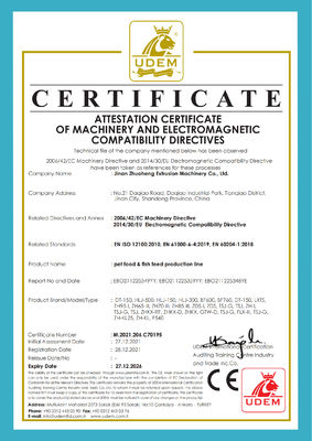 120-150/250-300/500-800/1000-1200kg/h Нержавеющая сталь Пелетная машина для производства кормов для рыб