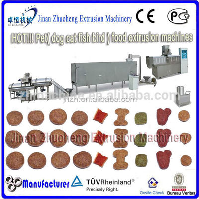 Нержавеющая сталь двойной винтовой экструдер для домашних животных