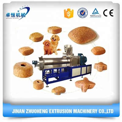 Линия обработки оборудования для сушки пищевых продуктов для домашних животных с экструзором с двумя винтами для требований клиента