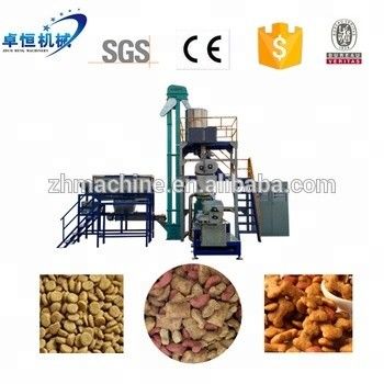 Линия обработки пеллетных экструдеров из нержавеющей стали для ресторанов и домашних животных