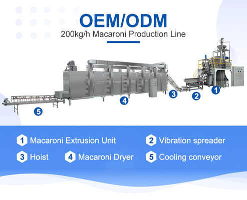 1800*200*250 мм SIMENS Мотор Макаронная макаронная машина для производства спагетти и макарон