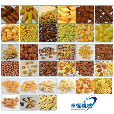 200-250 кг/ч Мощность Кукурузный рис Пуф Снакс Пищевая машина для магазинов продуктов питания