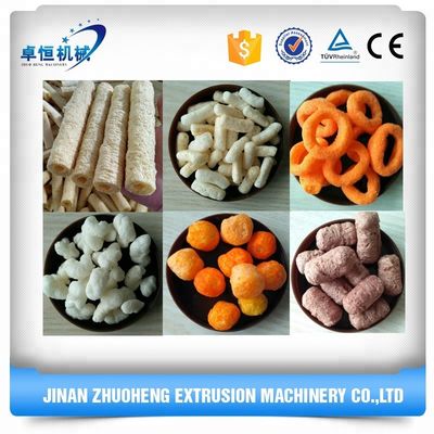 Хорошая настраиваемая маленькая экструдерная машина для производства кукурузных закусок