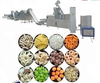 Полностью автоматическая пуфлированный рис кукуруза пуфлированная закуска Процедура производства продуктов питания