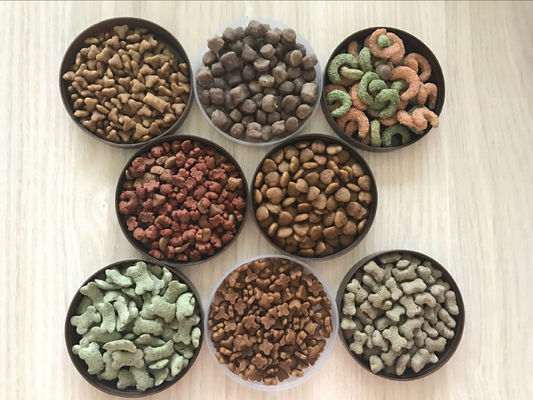 Линия для производства пищевых продуктов для домашних животных с автоматическим экструдером сухой собачьей пищи