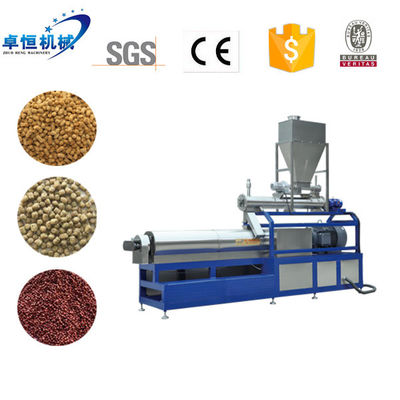 Экструзия кормов для домашних животных Двойной винтовой экструзер для кормов для рыб с коробкой передач и видеоинспекцией