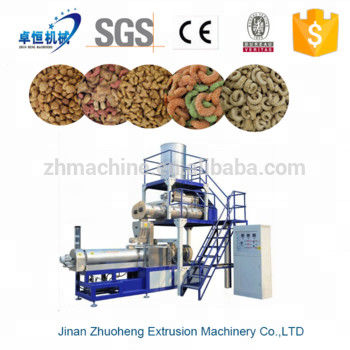 Полностью автоматические экструдеры с двойными винтами, машины для переработки пищи для домашних животных для кошек