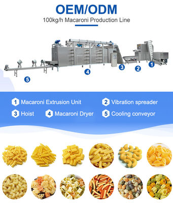 Машины для изготовления макаронных изделий Zhuoheng Industrial Automatic Macaroni Extruder Maquina De Pasta