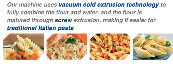 CE-одобрение Инвертор Дельта Макароны и Макароны изготовление машины с мощностью 40 кг / ч